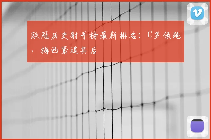 欧冠历史射手榜最新排名：C罗领跑，梅西紧追其后